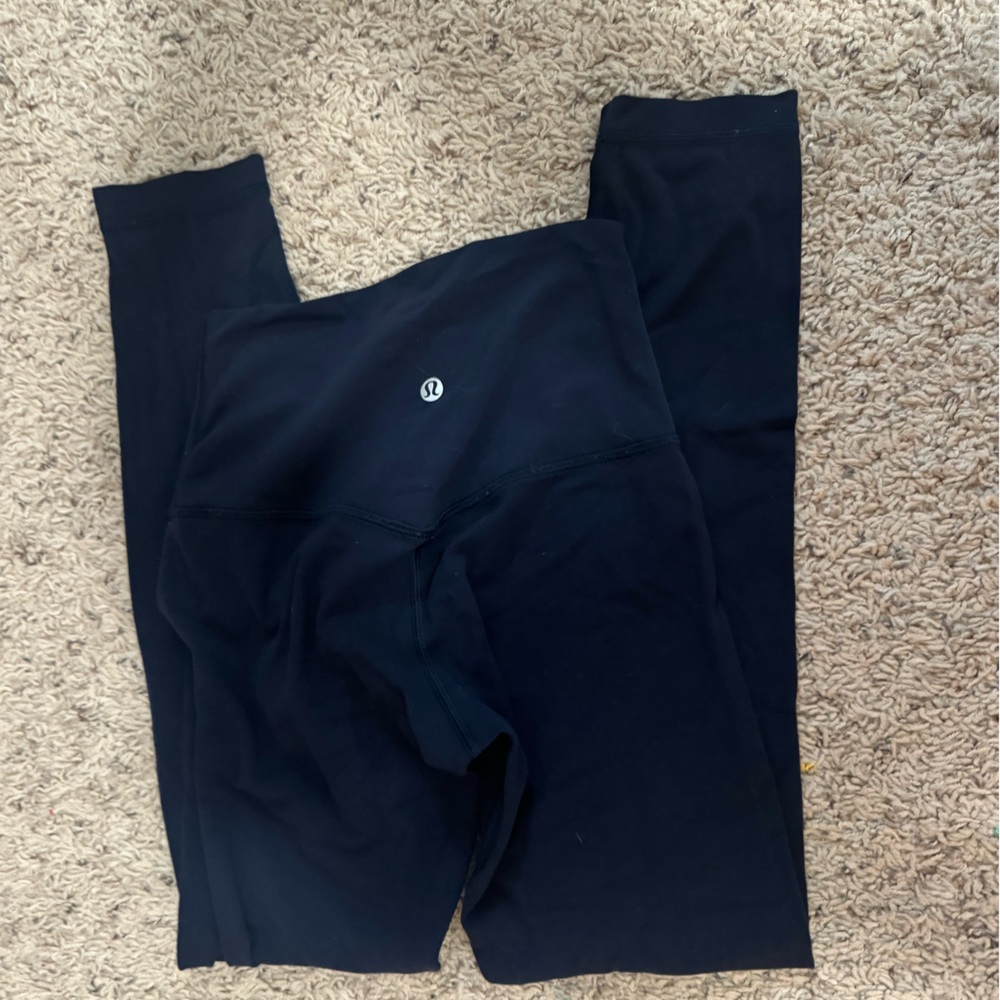 Navy blue align leggings